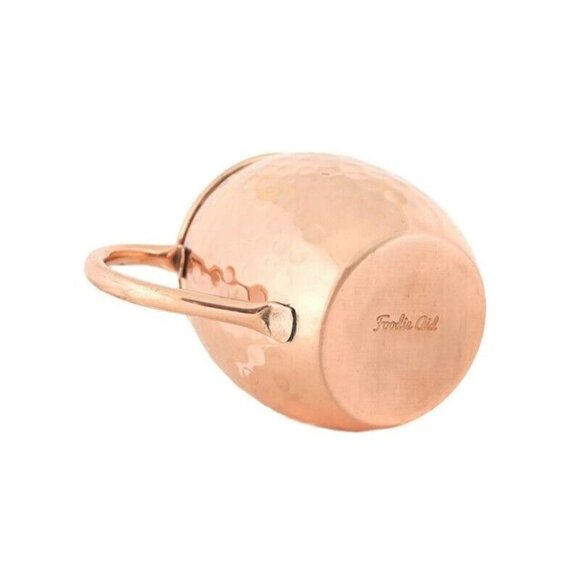 Moscow Mule Copper Mugs 16 oz. (Set of 2) With Bonus 2 Shot Glasses Foodie Aid - Picture 4 of 6